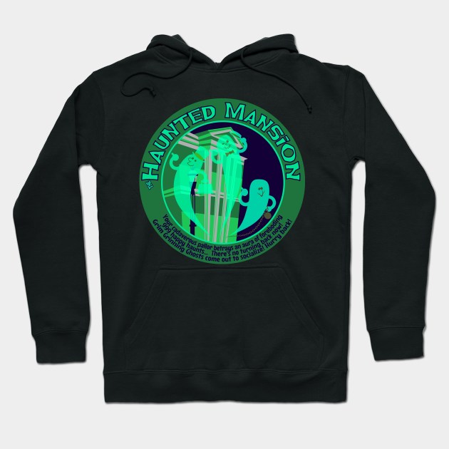 Haunted Mansion (spooky green) Hoodie by brodiehbrockie